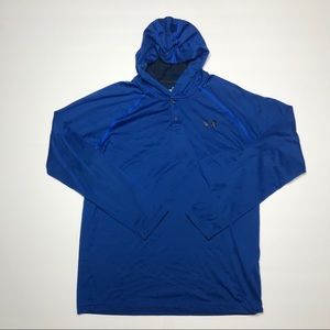 Under Armour Blue Button Sweatshirt